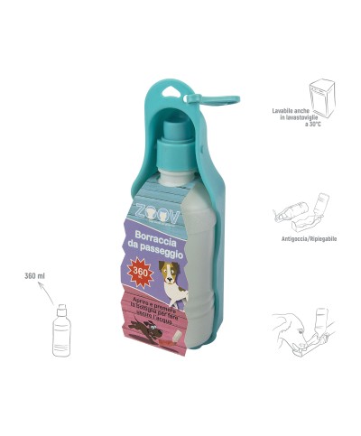 Ferramenta1.com | Zoov borraccia da passeggio 360 ml verde - PZ 12