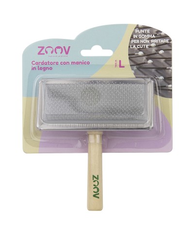 Ferramenta1.com | Zoov cardatore c/manico legno 11,5x5,5 cm - PZ 12