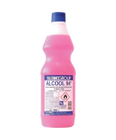 Ferramenta1.com | Alcool denaturato 94 certificato 1 l italchimici - PZ 12