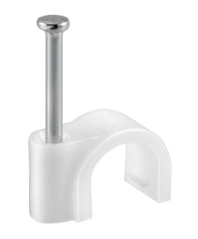 Ferramenta1.com | Sc fissacavi c/chiodi 10 mm da 20 pz - SC 10