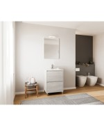 Ferramenta1.com | Mobile bagno lisbona 2c 60 rovere grigio - PZ 1