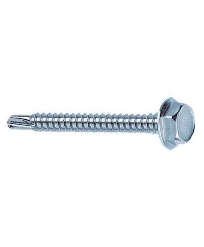 Ferramenta1.com | Sc vite autoperforante tecc 4,8x 19mm 20pz zn bian drillex - SC 5