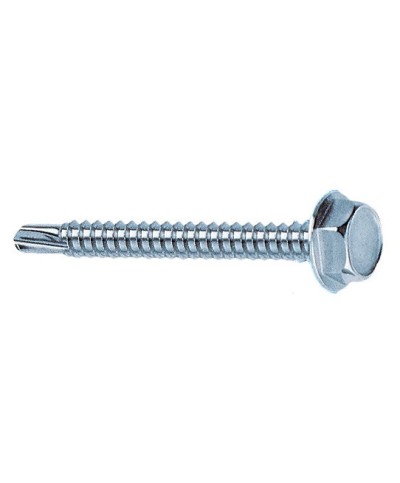 Ferramenta1.com | Sc vite autoperforante tecc 4,8x 25mm 20pz zn bian drillex - SC 5