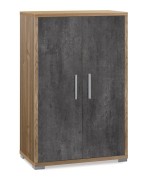 Ferramenta1.com | Ufficio double mobile 2a 110x71 noce st/oss nero - PZ 1