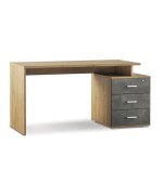 Ferramenta1.com | Scrivania art.adb625nsondk l140 3c dx noce st/oss.nero - PZ 1