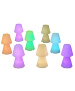 Ferramenta1.com | Lampada da tavolo lola 20 rgb batt ricaric bianco - PZ 1