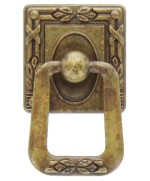 Ferramenta1.com | Bl maniglia 12060 33x54 mm p.p. ottone anticato - BL 1