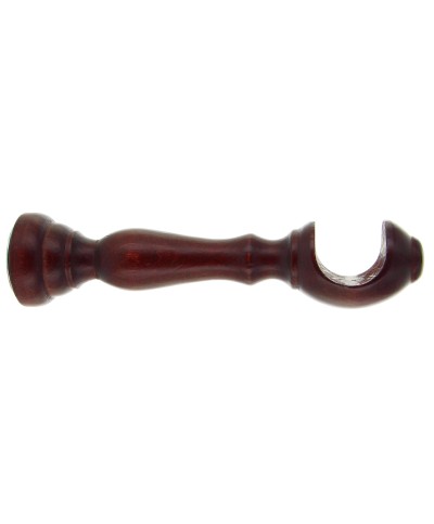 Ferramenta1.com | Supporto legno per bastone ciliegio 18 cm 2 pz - CP 1