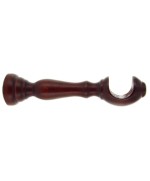 Ferramenta1.com | Supporto legno per bastone ciliegio 18 cm 2 pz - CP 1