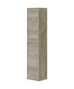 Ferramenta1.com | Kit colonna bagno dakota 2 ante sosp. rovere alaska - PZ 1