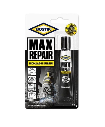 Ferramenta1.com | Bostik colla max repair 20 g blister - PZ 6