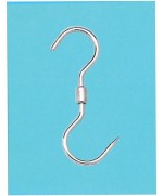 Ferramenta1.com | Pl gancio inox per macellaio girevole 210 x 9 mm - PL 6