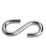 Ferramenta1.com | Sc gancio a s 7,0 mm zincato da  4 pz - SC 5