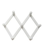 Ferramenta1.com | Bl appendiabiti estensibile a 7 ganci bianco* - BL 2