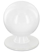 Ferramenta1.com | Bl pomolo 2172 2521 d 25 mm ottone bianco 2 pz - BL 6
