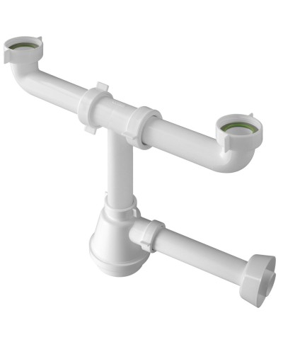 Ferramenta1.com | Bl sifone a bottiglia per lavello 2 vie gr.1.1/2 - BL 2