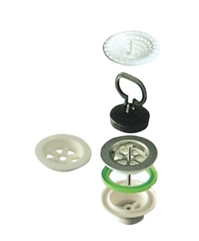 Ferramenta1.com | Bl piletta per lavello ceramica d 80 mm   1.1/2* - BL 6