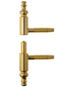 Ferramenta1.com | Cerniera anuba acciaio ottonato barocco 13 mm** - PZ 65