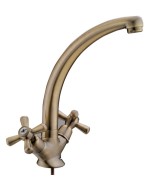 Ferramenta1.com | Serie sofia monof.lavello croce bronzo - PZ 1