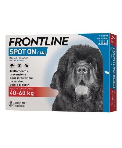 Ferramenta1.com | Frontline spot-on kg.40-60 cani xl (3+1) - PZ 1