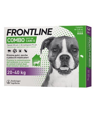 Ferramenta1.com | Frontline combo 20-40 kg cani grandi 3 pipette - PZ 1