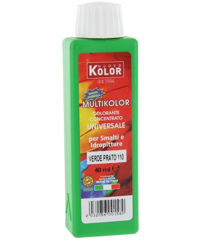 Ferramenta1.com | Colorante universale 40 ml verde prato 110rl - PZ 12