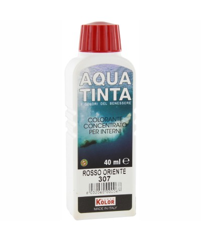 Ferramenta1.com | Aquatinta per interni 40 ml rosso oriente 307 - PZ 10