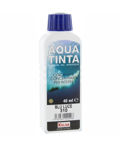 Ferramenta1.com | Aquatinta per interni 40 ml blu luce 310 - PZ 10