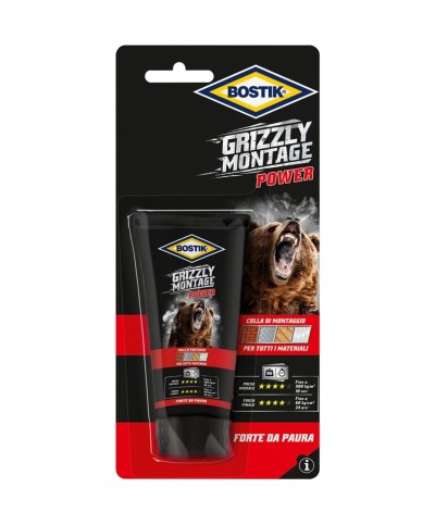 Ferramenta1.com | Bostik grizzly montage power 100 g blister - PZ 1