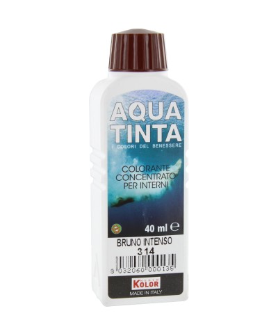 Ferramenta1.com | Aquatinta per interni 40 ml bruno intenso 314 - PZ 10