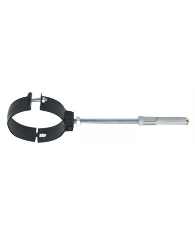 Ferramenta1.com | Collare pesante p/tubo d 20cm nero - PZ 1