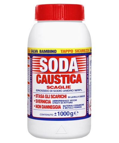 Ferramenta1.com | Soda caustica a scaglie 1 kg - PZ 12