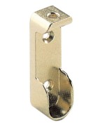 Ferramenta1.com | Bl reggitubo laterale ovale zama ottonato 2 pz - BL 5