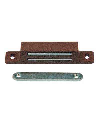 Ferramenta1.com | Chiusura magnetica gigante 87x18 mm marrone** - PZ 25