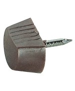 Ferramenta1.com | Reggipiano con chiodo fisso plastica marrone** - PZ 1000