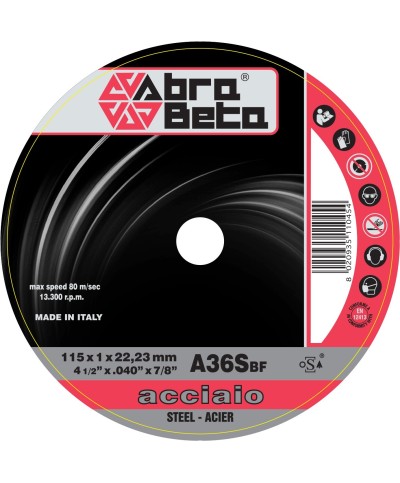 Ferramenta1.com | Abrabeta disco p/ferro d 115x1,0 mm - PZ 50