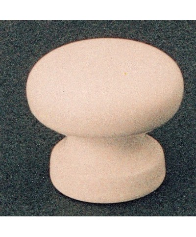 Ferramenta1.com | Bl pomolo in legno d 30 mm laccato bianco 2 pz - BL 5