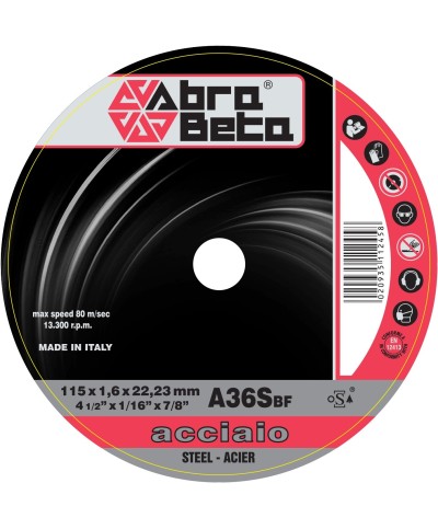 Ferramenta1.com | Abrabeta disco p/ferro d 115x1,6 mm - PZ 50