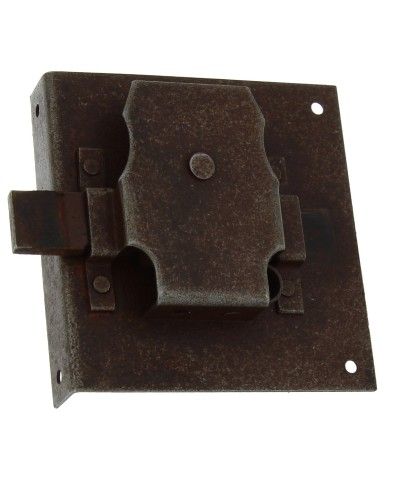 Ferramenta1.com | Bl serratura antichizzata redosso  30 mm 39012 - BL 6