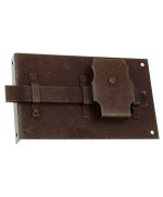 Ferramenta1.com | Bl serratura antichizzata redosso  80 mm 39012 - BL 6