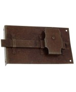 Ferramenta1.com | Bl serratura antichizzata redosso  90 mm 39012 - BL 6