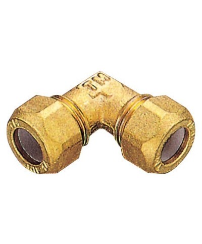 Ferramenta1.com | Pl gomito ottone doppio bicono 12 pesante - PL 5