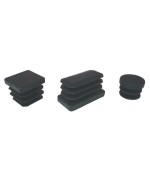 Ferramenta1.com | Bl puntale alettato 30x30 mm nero 8 pz - BL 6