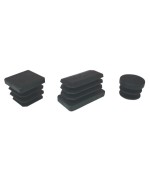 Ferramenta1.com | Bl puntale alettato 35x35 mm nero 6 pz - BL 6