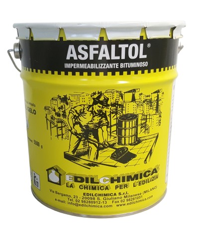 Ferramenta1.com | Asfalto a freddo asfaltol da 6,0 kg impermeabiliz - PZ 2
