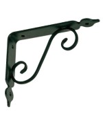 Ferramenta1.com | Reggimensola ferro battuto nero sat 230x175 mm - PZ 10