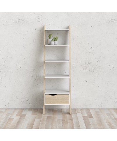 Ferramenta1.com | Kit libreria 4 ripiani + 1 cassetto 55x48x180 oslo - PZ 1