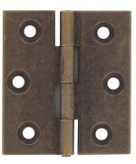 Ferramenta1.com | Cerniera fresata piana ottone bronz 40x35 mm** - PZ 24