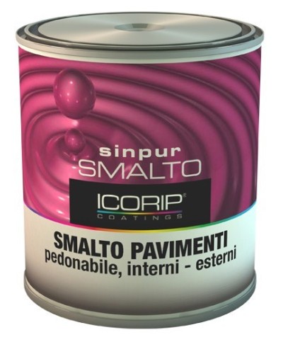Ferramenta1.com | Smalto sinpur rosso per pavimento 0,750 l - PZ 6