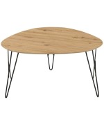 Ferramenta1.com | Tavolino tampa 80x78x41 struttura met./antracite - PZ 1